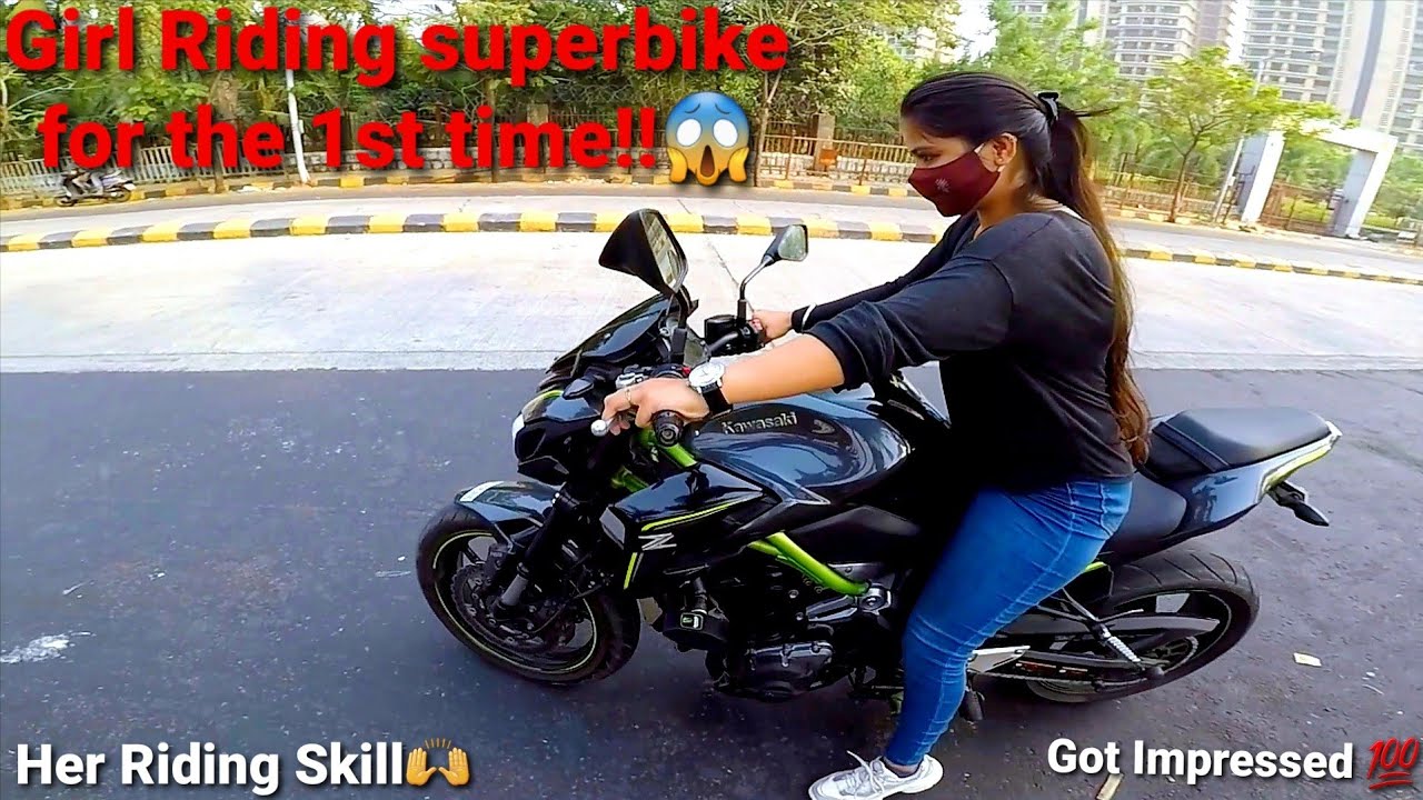 Girl took my Superbike!!!😱 |Got Impressed|Must watch|Z900 Rider