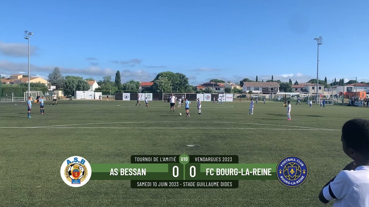 Tournoi Vendargues U10 - (1er match Poule B) FC Bourg-la-Reine - AS Bessan