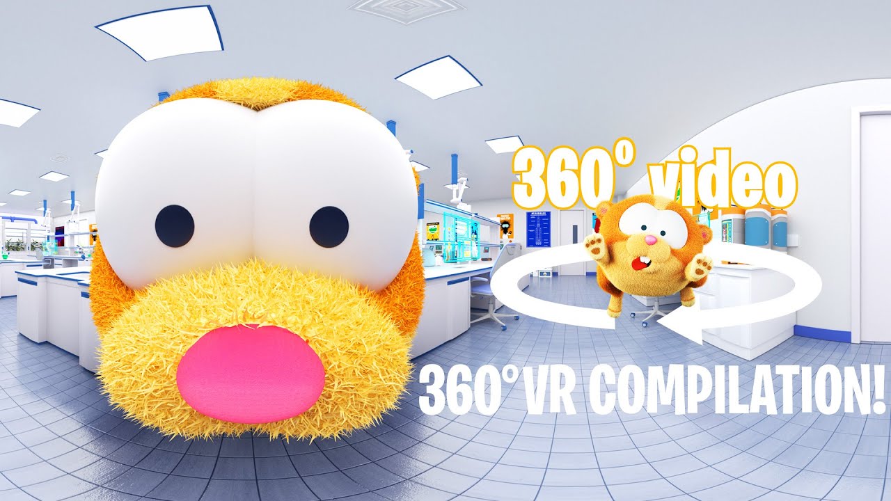 Prof. Eggtop and Gerald😱🥶😨 | 360VR Compilation No. 1 #compilation #animation #360vr