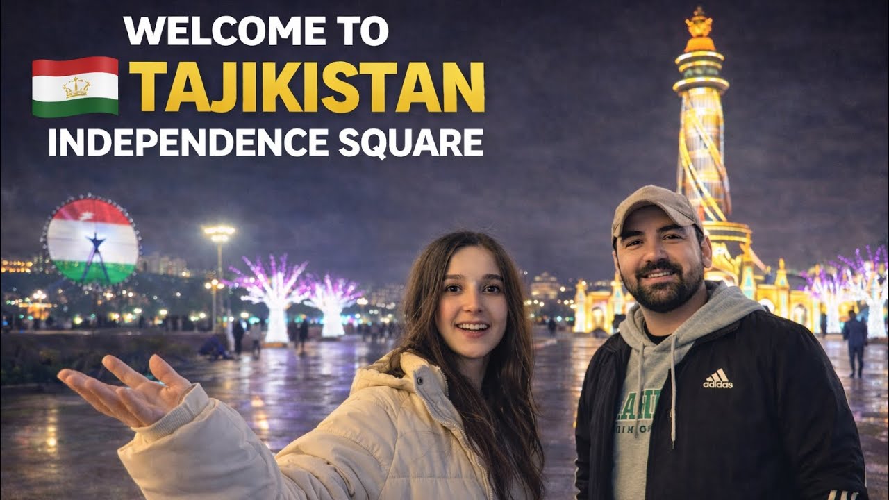 Independence square Tajikistan | Day 4 | M khawar bagoro | Mkb vlogs | Nafa | Tajikistan
