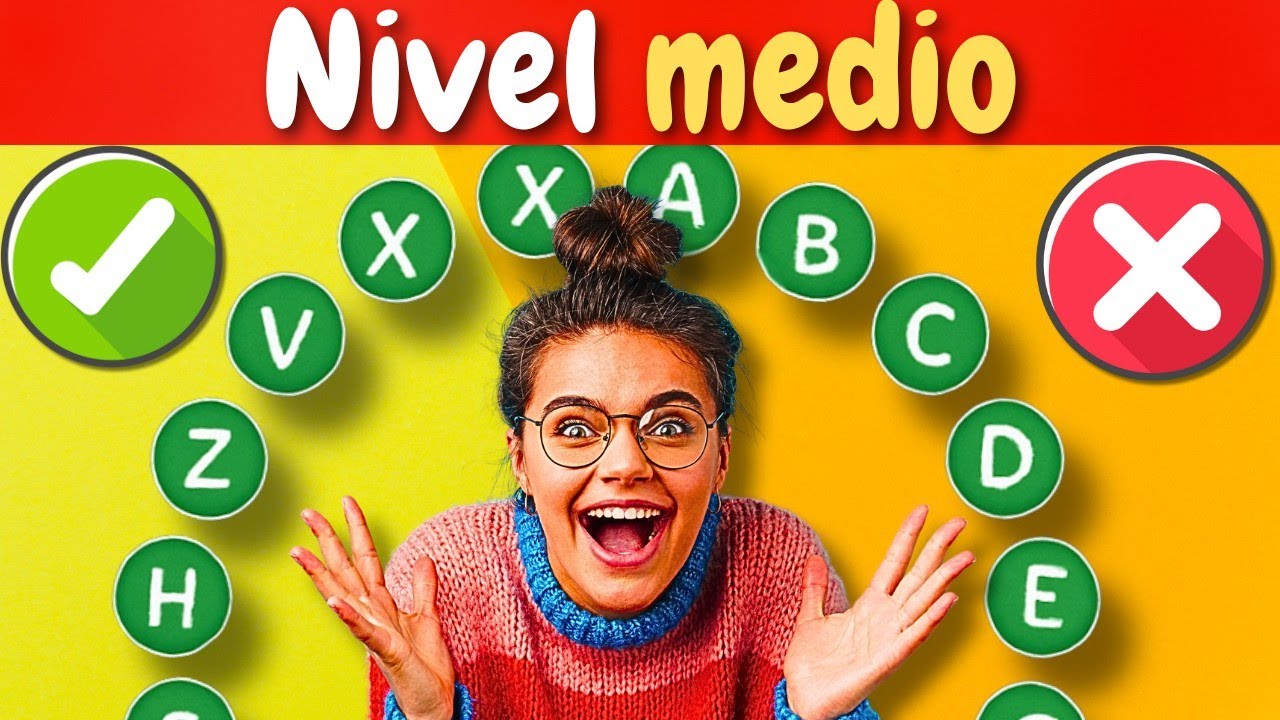 Adivina PASAPALABRA NIVEL MEDIO ⏲️ solo para VALIENTES #pasapalabra