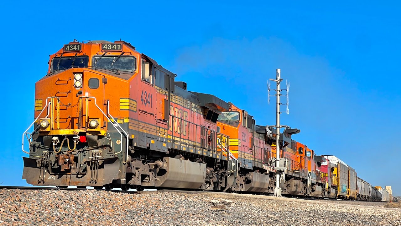 BNSF Transcon Action in the Texas Panhandle! BNSF Hereford Sub | March, 2025