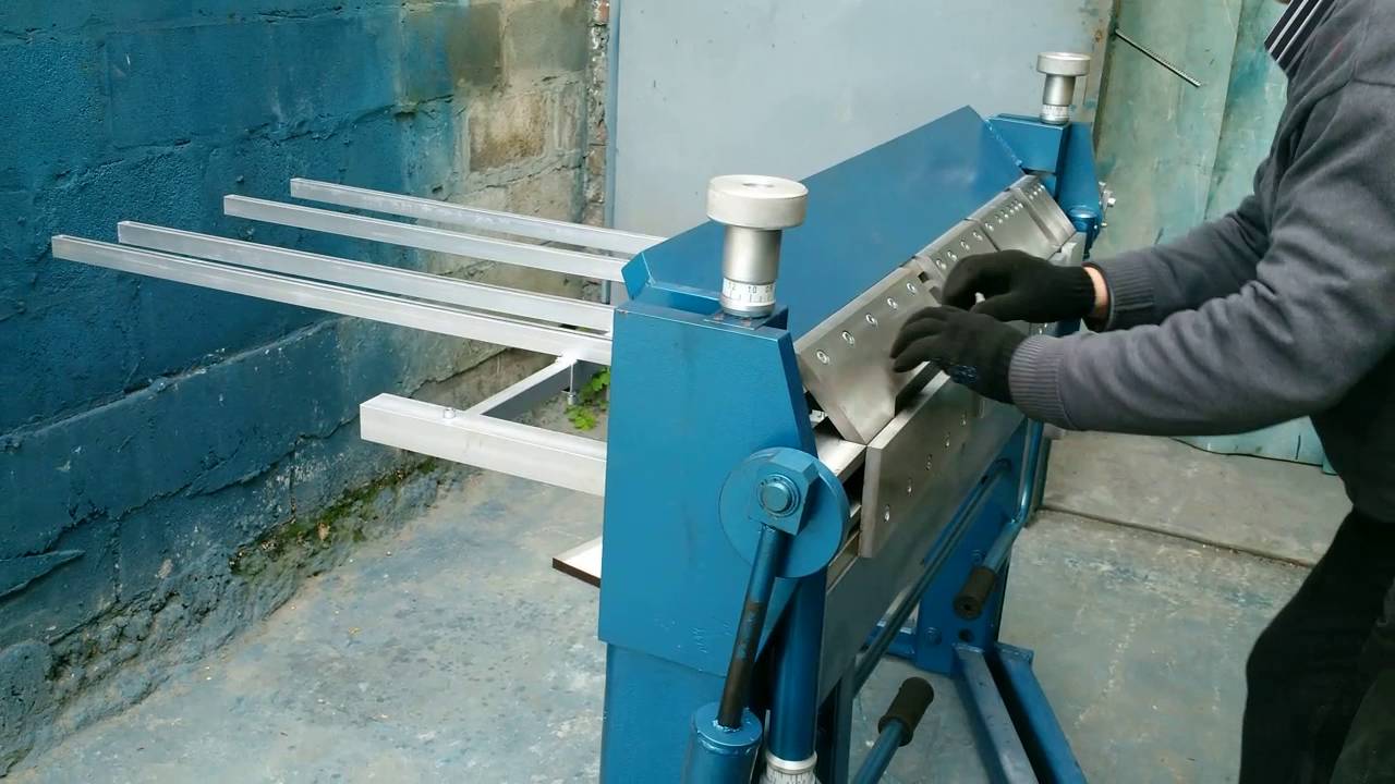 Работа сегментного листогибочного станка ЛС 1270мм ЭВОЛЮЦИОНЕР™