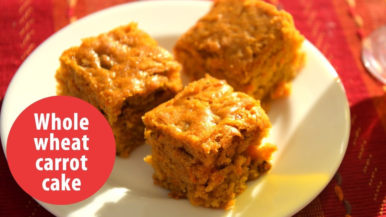 Whole wheat carrot cake