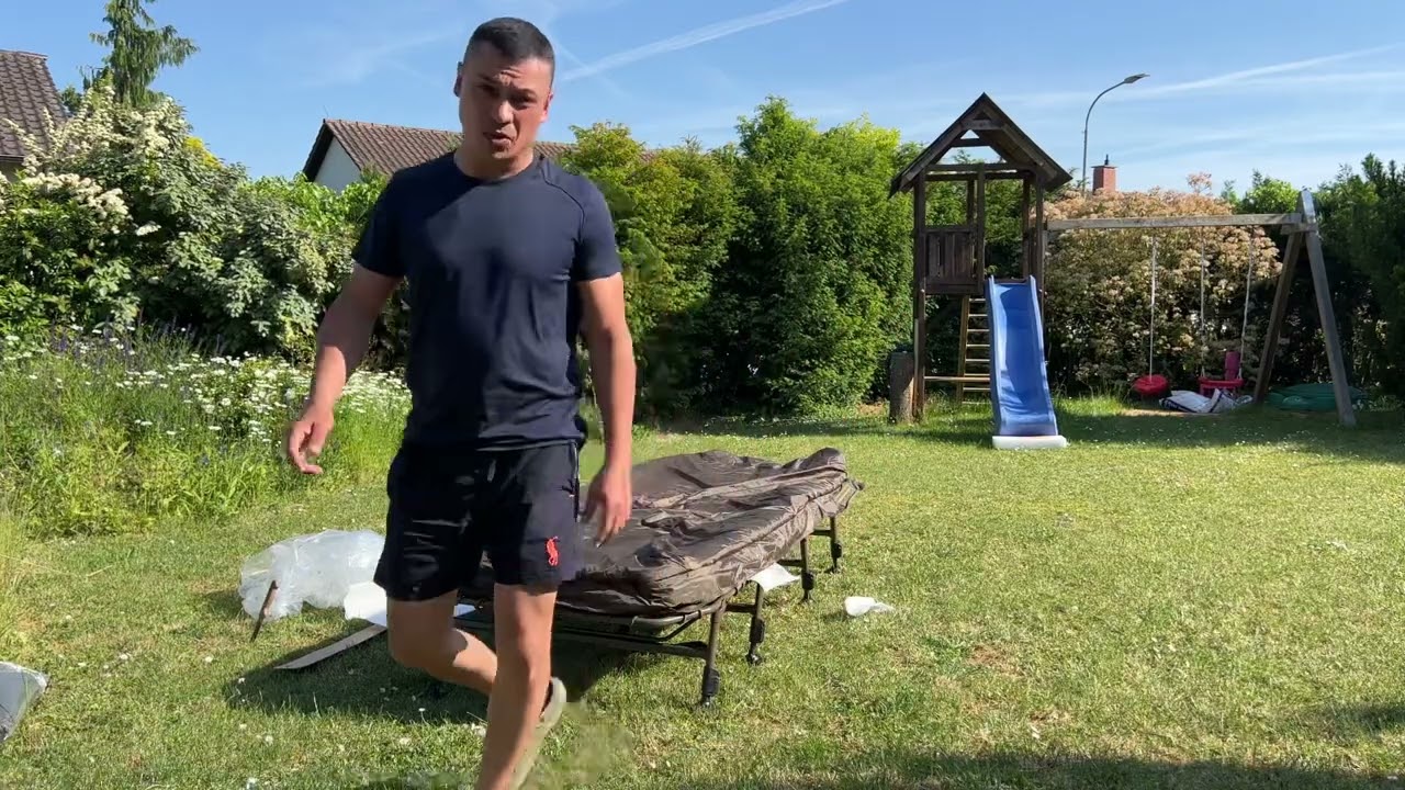 Unboxing раскладушки Avid Carp Benchmark Leveltech X System