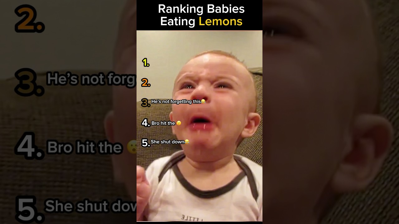 Ranking Babies Eating lemons