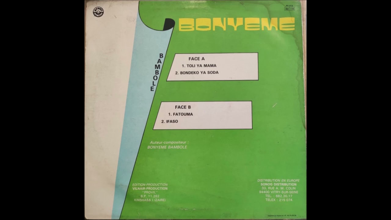 Toli Ya Mama Denis Bonyeme album en solo