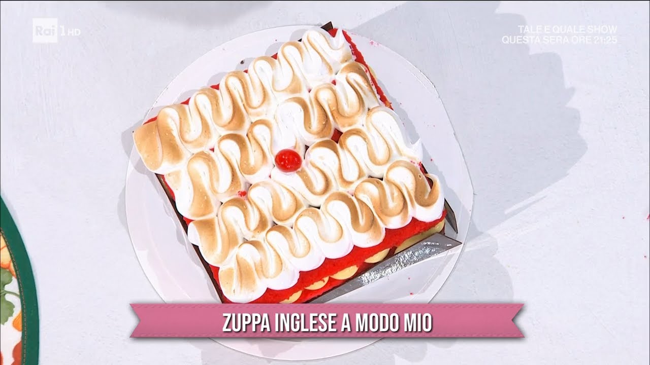 Zuppa inglese a modo mio - È sempre mezzogiorno 29/10/2021