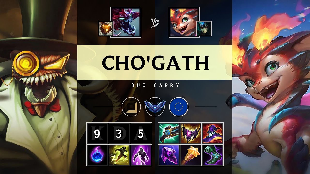 Cho'Gath Carry vs Smolder - EUW Diamond Patch 25.21