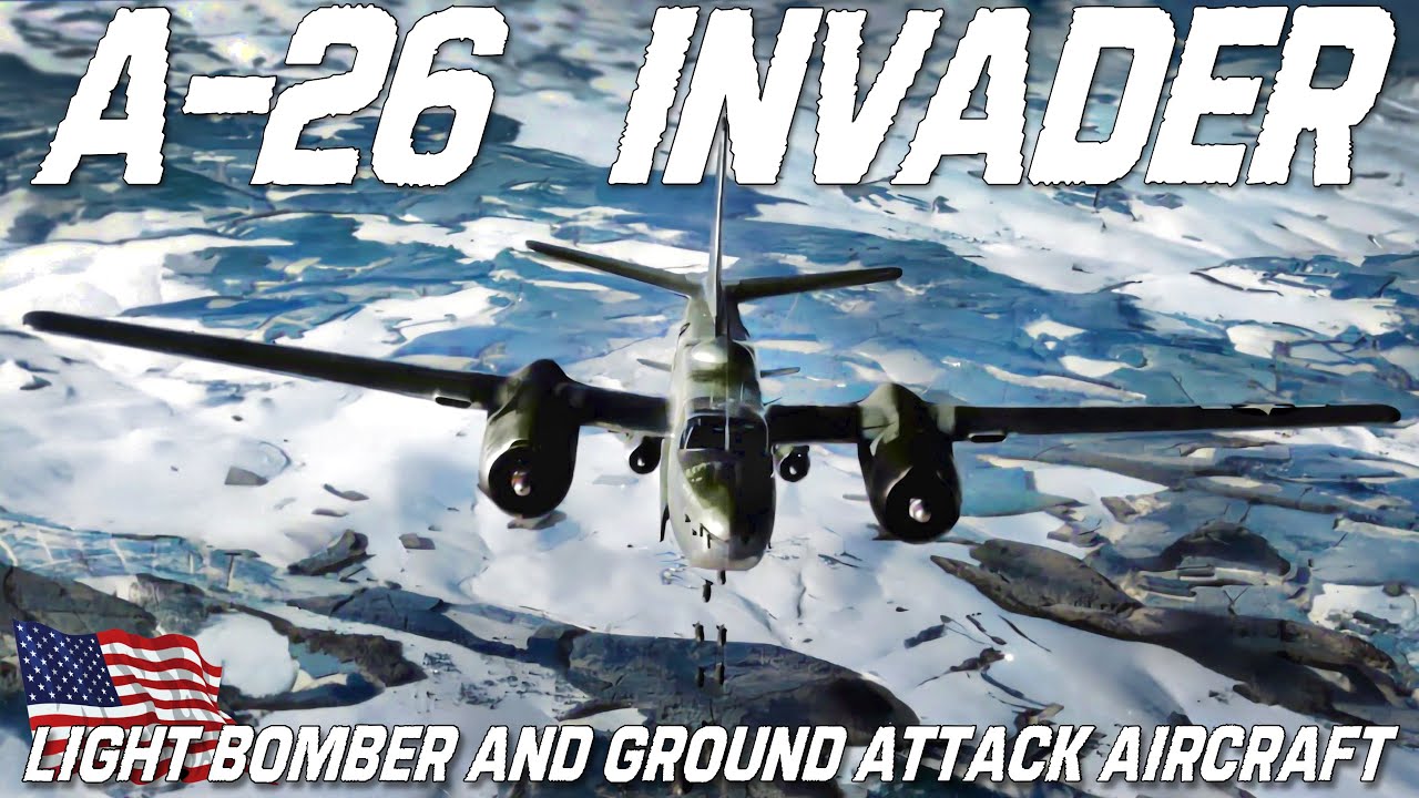 Douglas A 26 / B 26 Invader Light Bomber & Ground Attack Aircraft | WW2, Korea, Vietnam.1942 - 1980