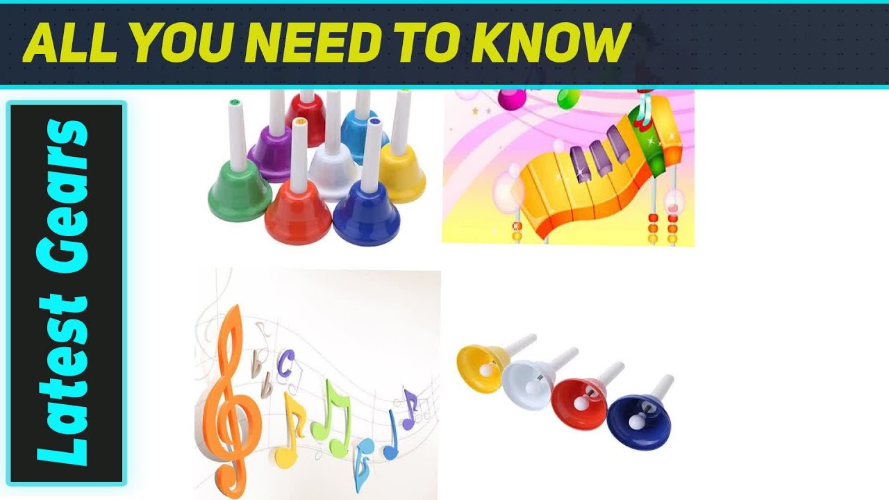 The Best 8-Note Metal Colorful Handbell Musical Percussion Instrument!