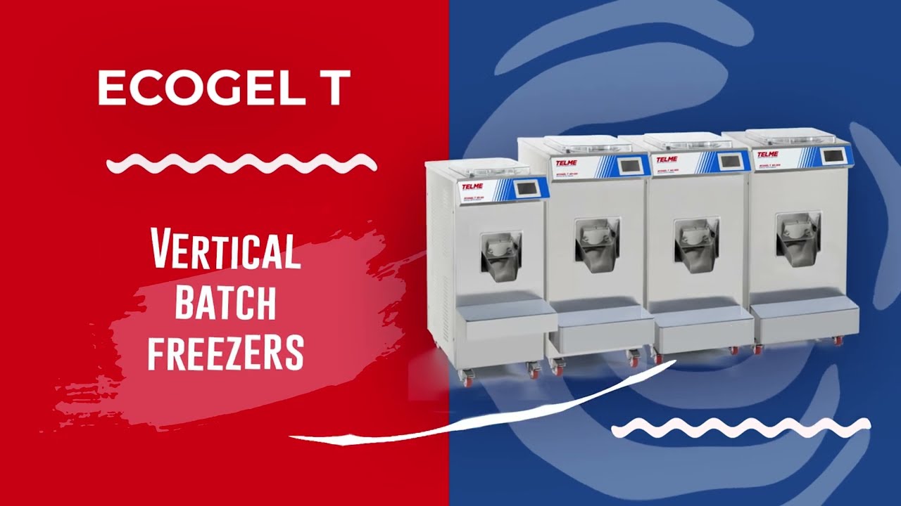 Batch freezers Ecogel T 30-90, 40-120, 50-160, 60-200
