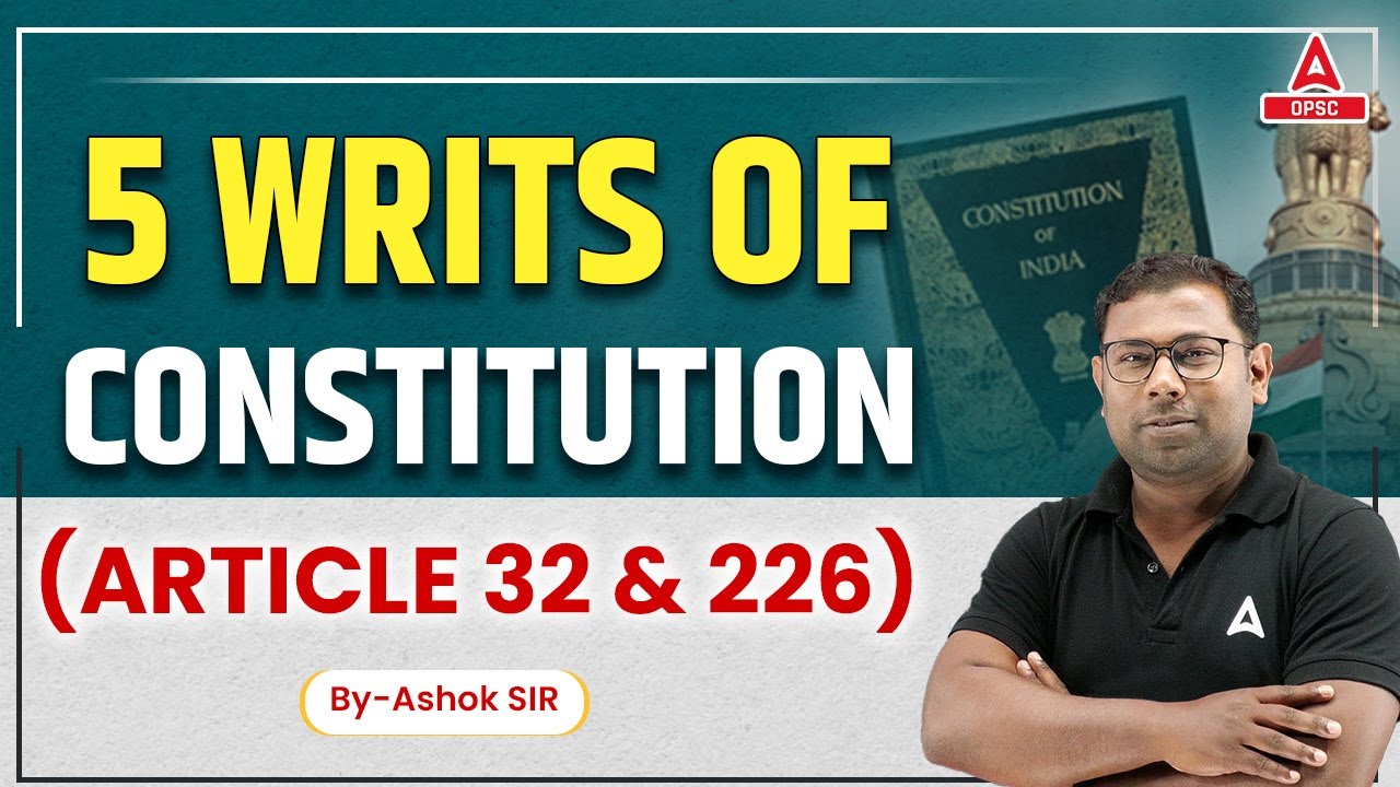 What Is Writs? | Types Of Writs In Indian Constitution (Article 32 & 226 )