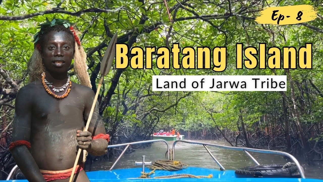 Baratang Island Andaman | Jarwa Tribe in Andaman | Limestone Cave, Mud Volcano, Parrot Island
