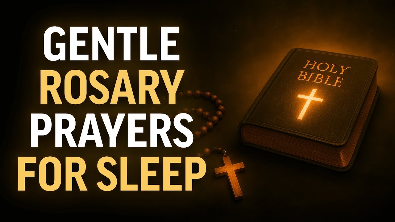 3 HOURS of Peaceful Rosary For Deep Rest - Fall Asleep To Catholic Meditation