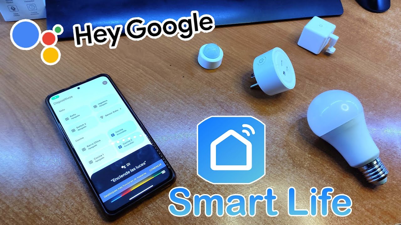 Cómo conectar Smart Life con Google Assistant (Google Home) y hacer rutinas automáticas