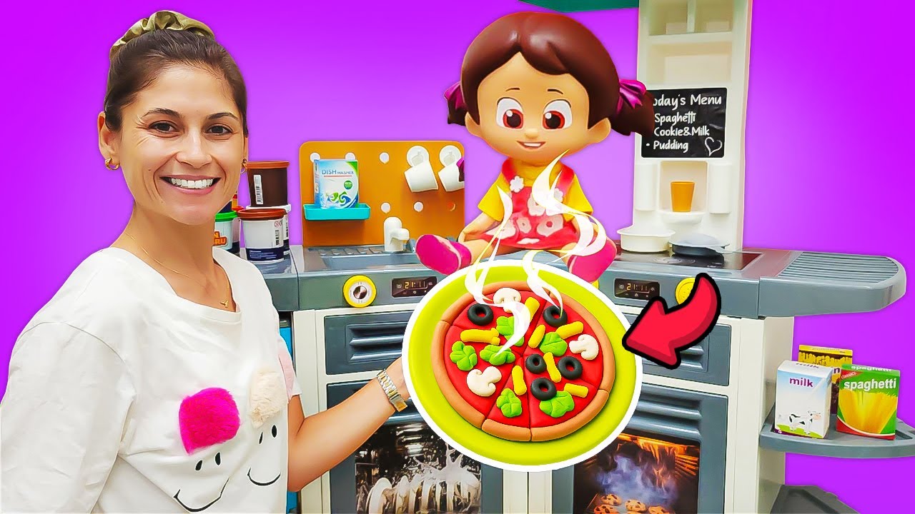 Ayşe ve Niloya Yeni Mutfakta Pizza Yapıyor! 🍕🧼 Bulaşık Yıkama Zamanı!