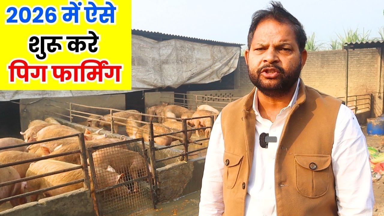 पिग फार्मिंग कैसे शुरू करे ll Pig Farm ll Pig Farming ll Pig Farming Business