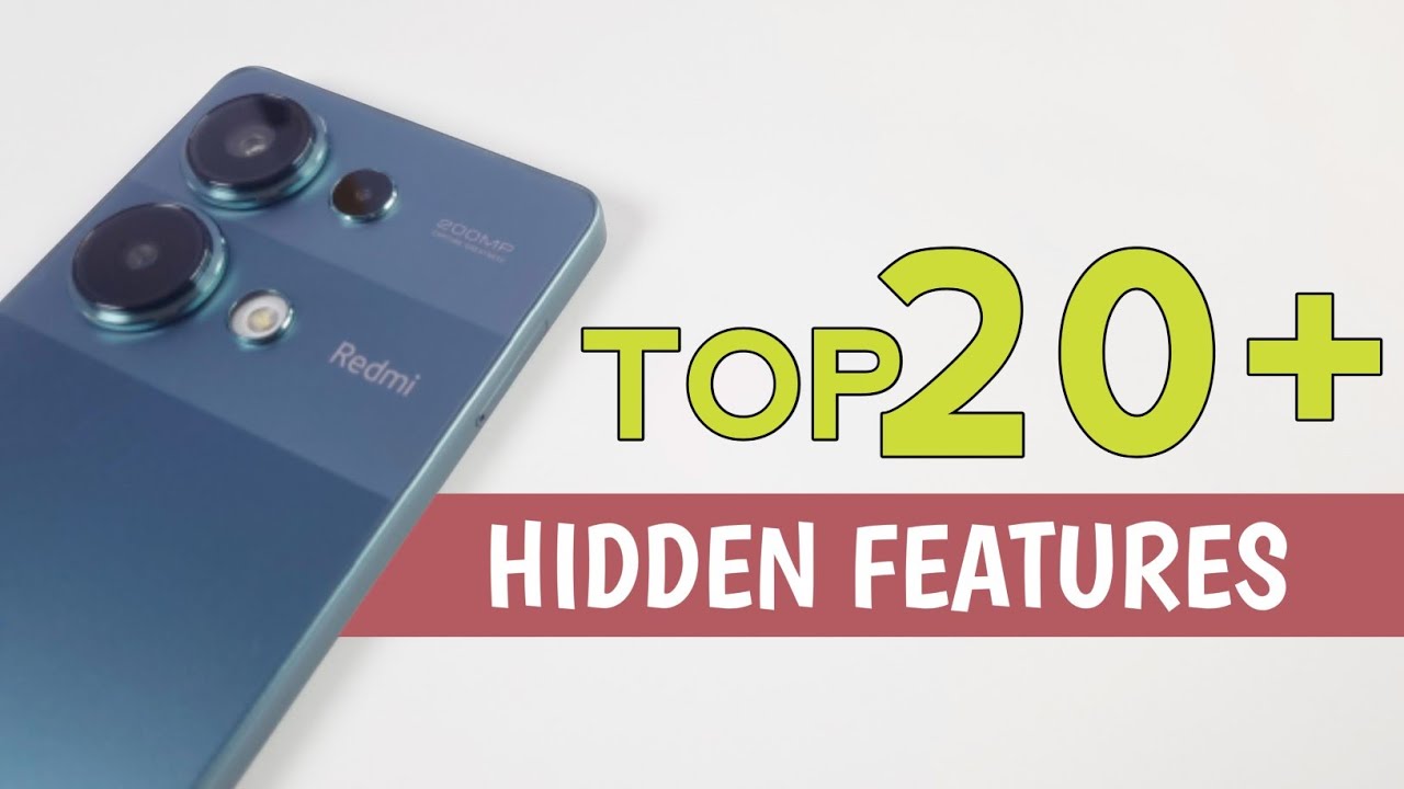 Redmi Note 13 Pro Top 20++ Unique Hidden Features - Hidden Tips Tricks
