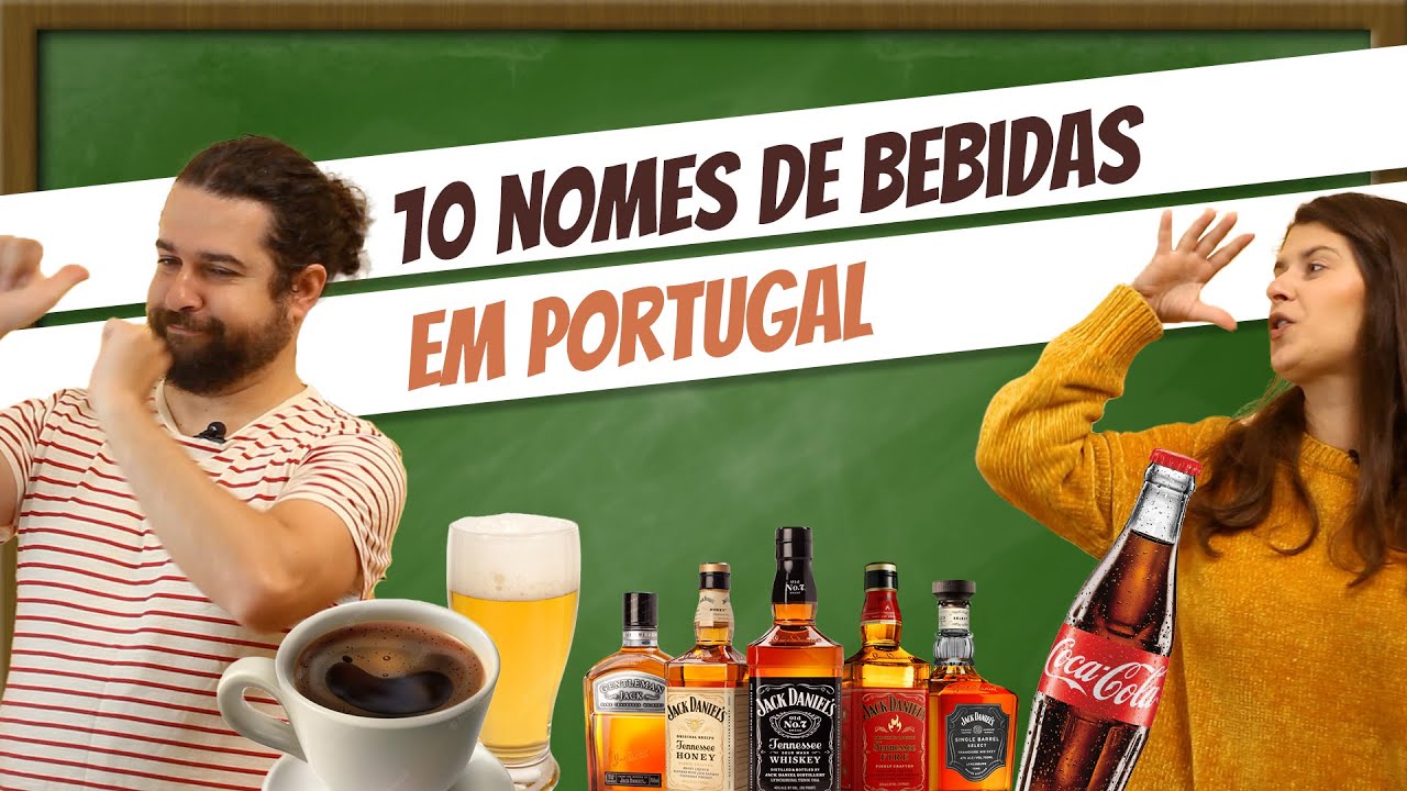 Diferenças do Português Brasil X Portugal : Bebidas #vacabulario