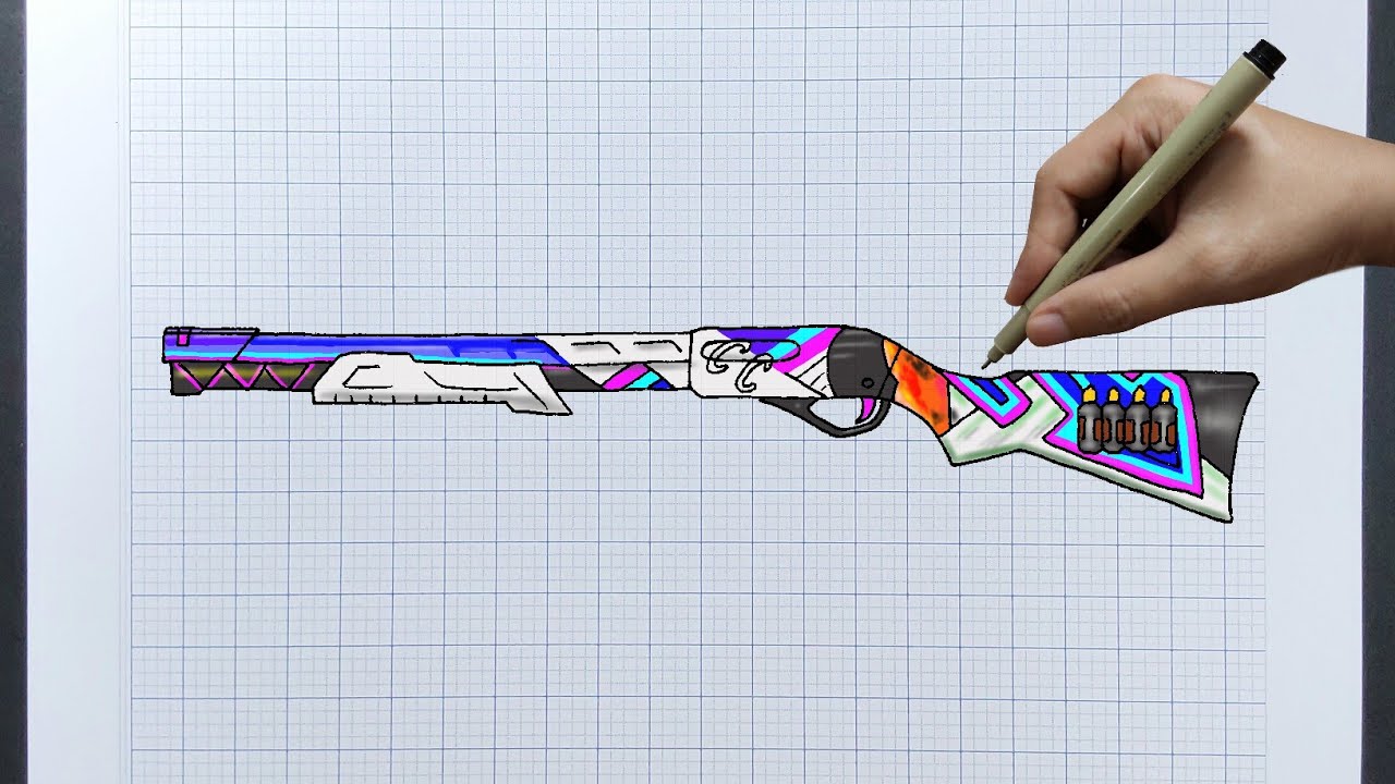 vẽ m590 đa diện trong free fire