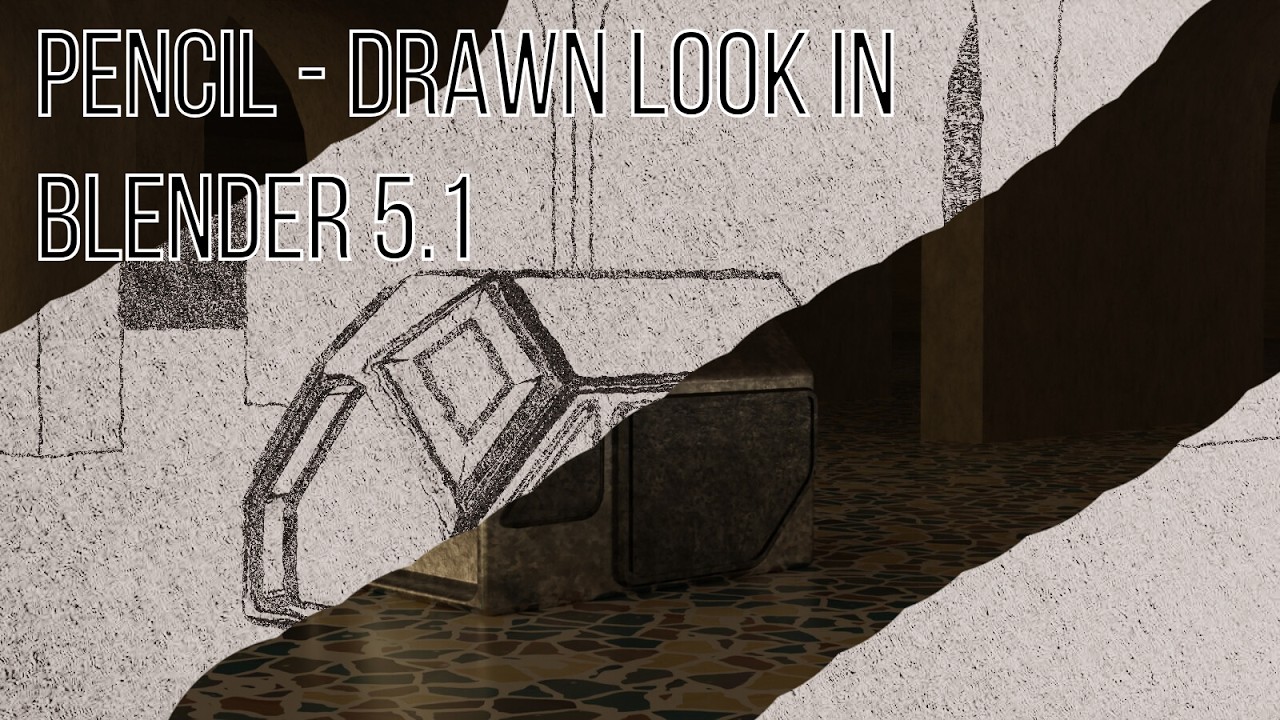 Hand-Drawn Compositor in Blender 5.1 | Compositor Magic!