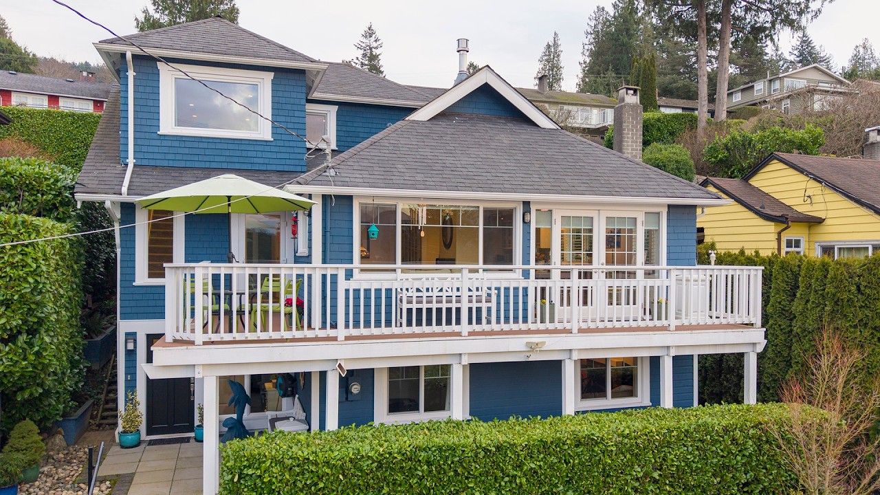 Amazing Sunsets & Ocean Views from this West Vancouver home located at 6252 Wellington Avenue