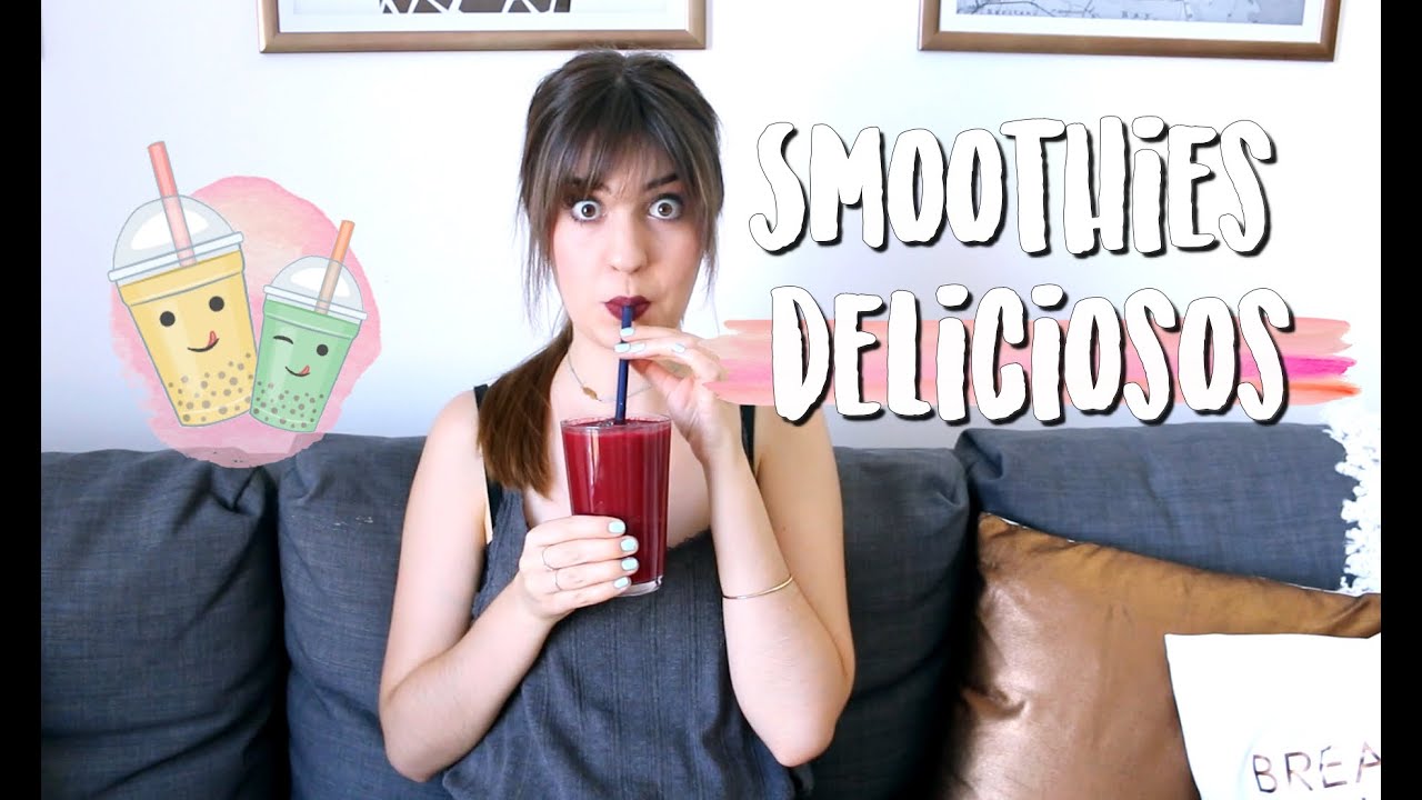 4 smoothies de frutas ¡Rico y fácil! | Nightnonstop