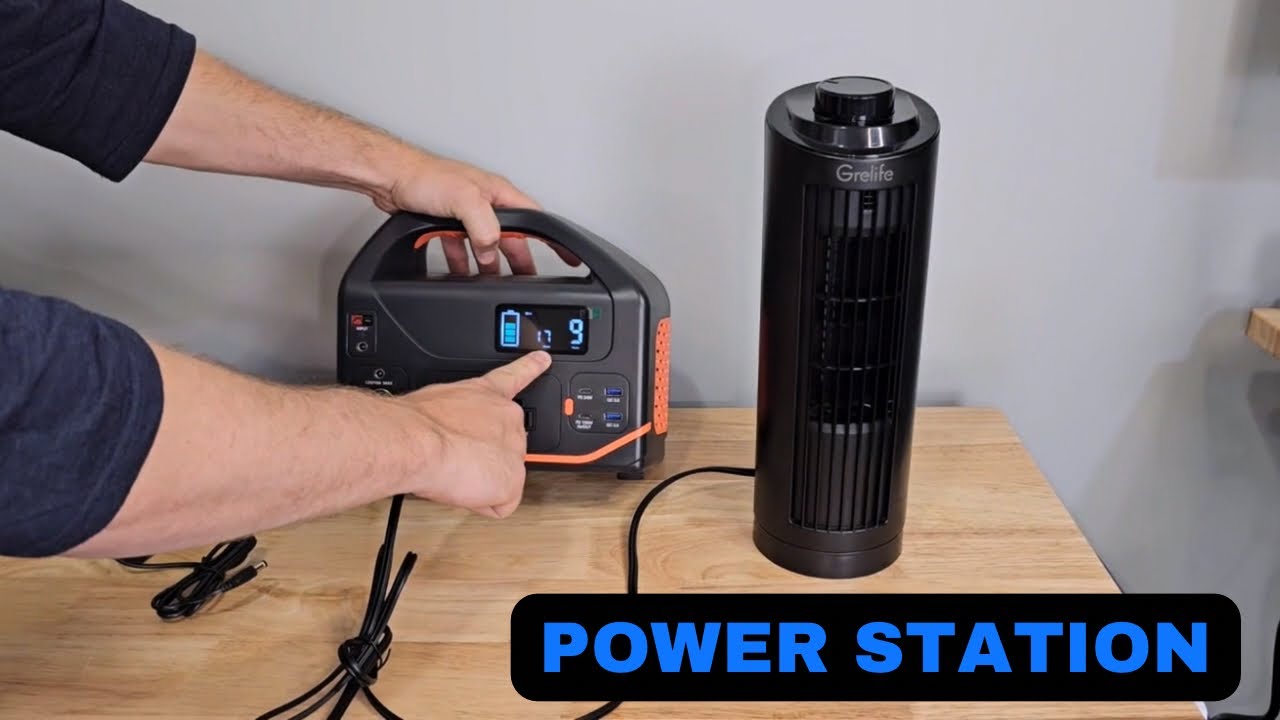 Great power station with pass through charging