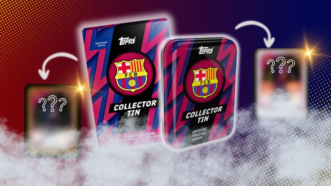 Otworzyłem BOX Barcelony!😱 Topps Collector tin  2025-26 🤩