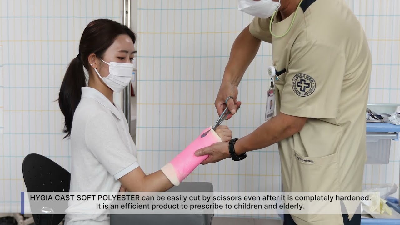 SOFTPOLY CAST Application Video (English ver.) semi-rigid casting tape