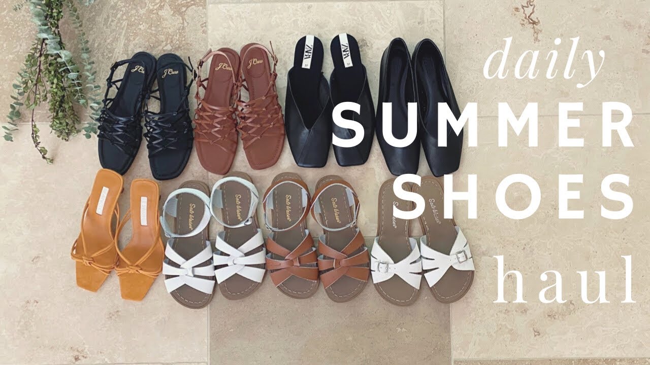 [SHOES HAUL] 👡데일리 여름 신발 8가지 하울 / 2만원대부터 10만원 이하 착한 가격 여름 신발 / 솔트워터, 망고, 자라, 제이크루