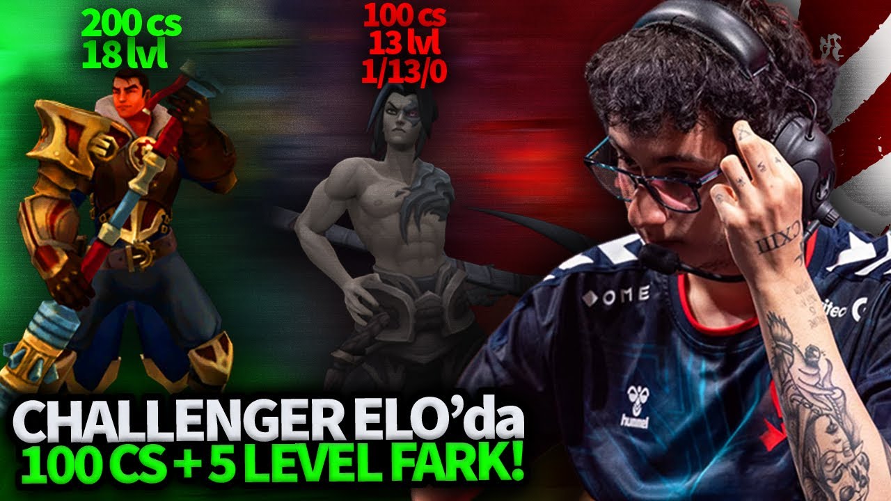 CHALLENGER ELO'da 100 CS ve 5 LEVEL FARK ATMAK! | MISA 113