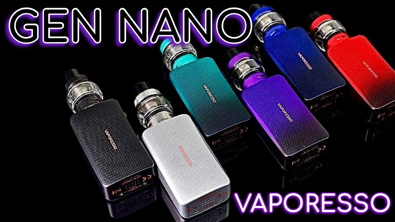 Vaporesso GEN Nano Unboxing Vape Mod Kit Review How To Use Instruction