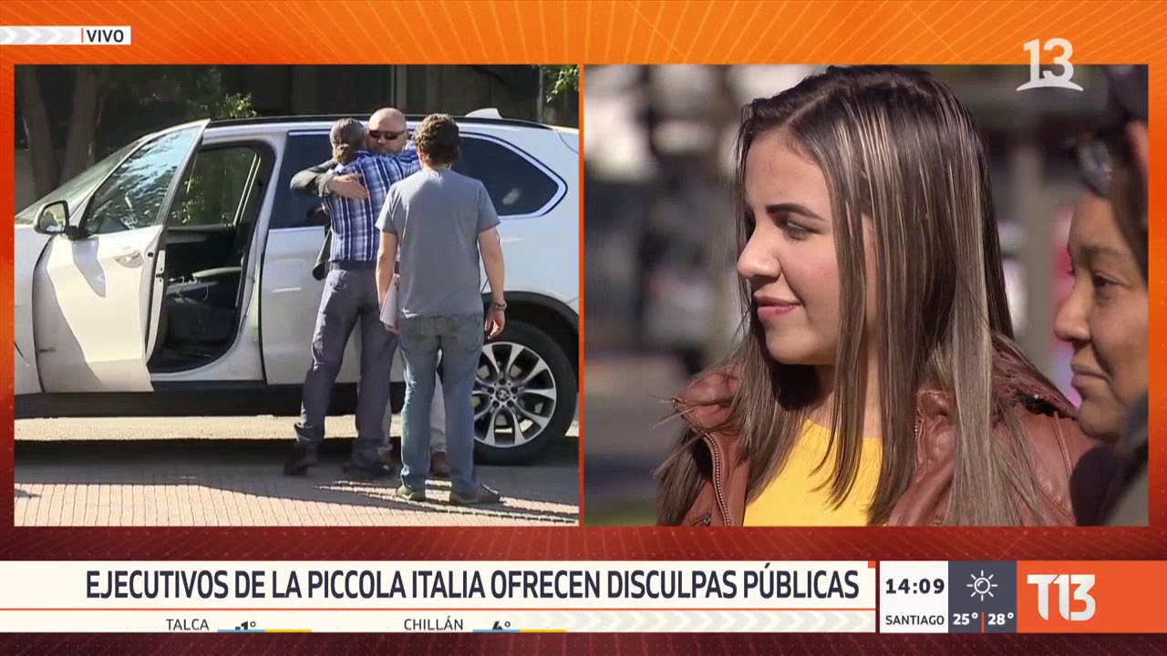 Ejecutivos de la Piccola Italia ofrecen disculpas p&uacute;blicas