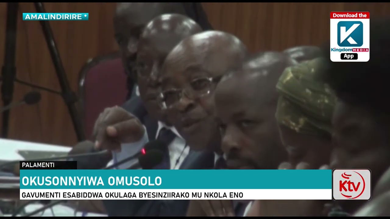 OKUSONNYIWA OMUSOLO : GAVUMENTI ESABIDDWA OKULAGA BYESINZIIRAKO MU NKOLA ENO