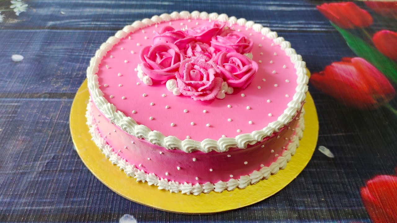 ২ পাউন্ড ভ্যানিলা কেক রেসিপি | 2 pound vanilla cake recipe| How to make vanilla cake|Cake decoration