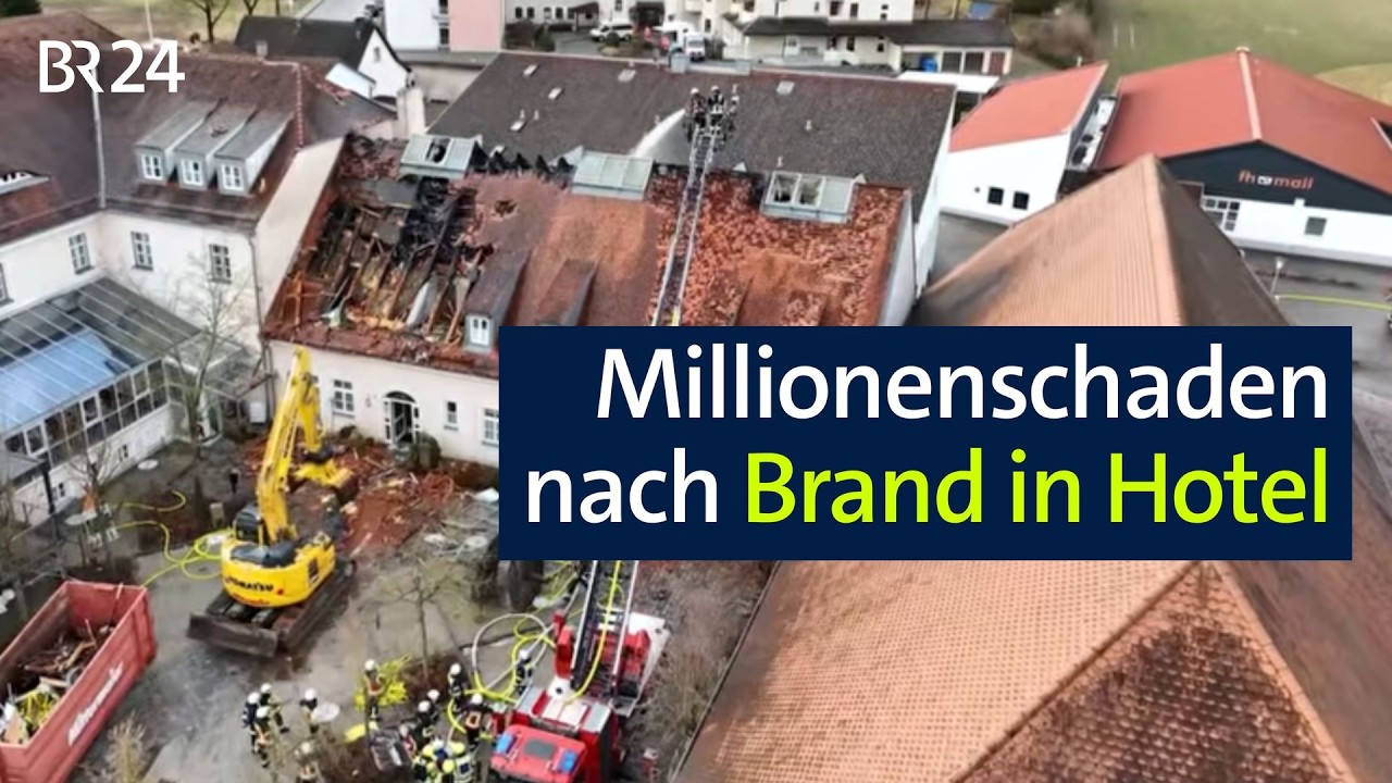 Großbrand eines Landgasthofs in Mengkofen | Abendschau | BR24