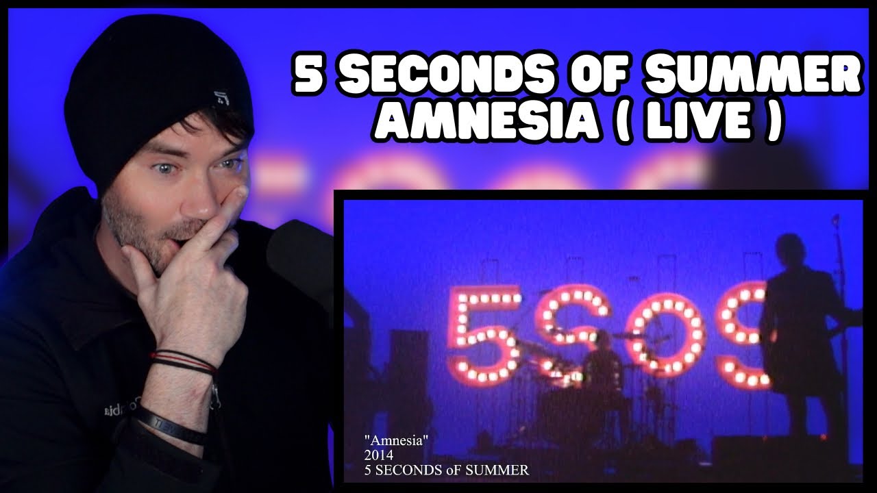 Metal Vocalist Reacts - 5 Seconds of Summer - Amnesia ( LIVE )