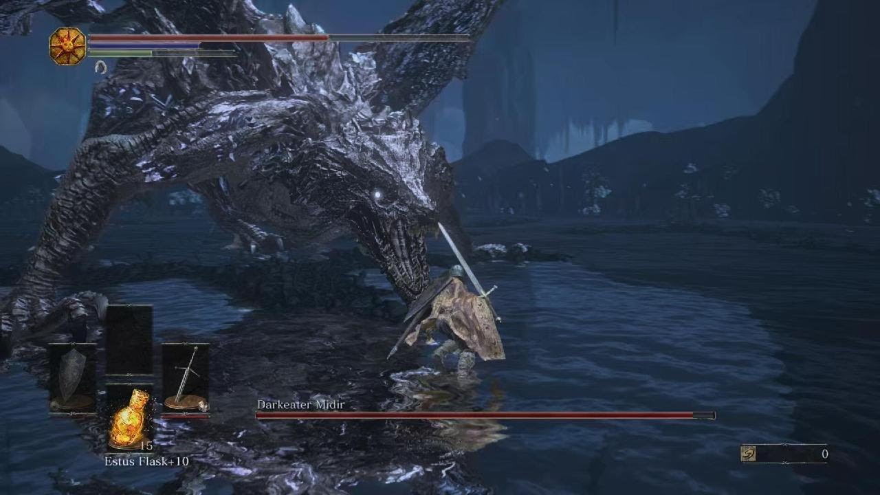 DARK SOULS III Darkeater Midir Boss Fight