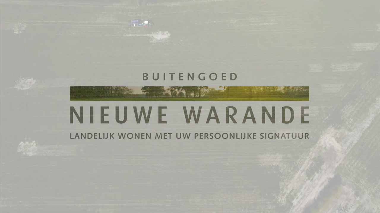 Buitengoed Nieuwe Warande in vogelvlucht - mei 2020