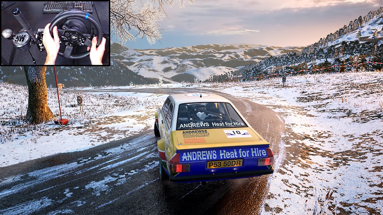 Ford Escort MK2 - EA Sports WRC | Steering Wheel Gameplay