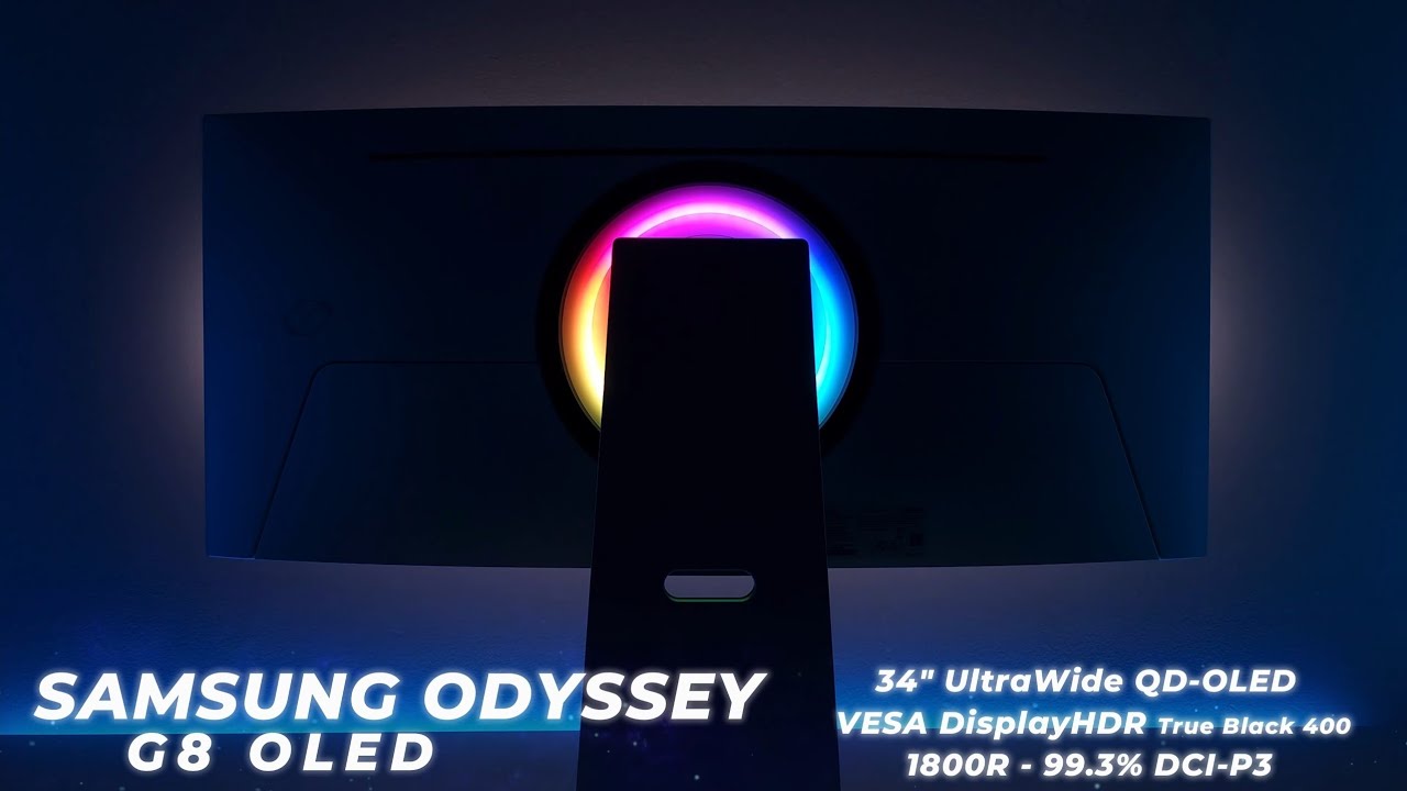 Next Gen OLED Gaming Monitor: Samsung Odyssey OLED G8 34