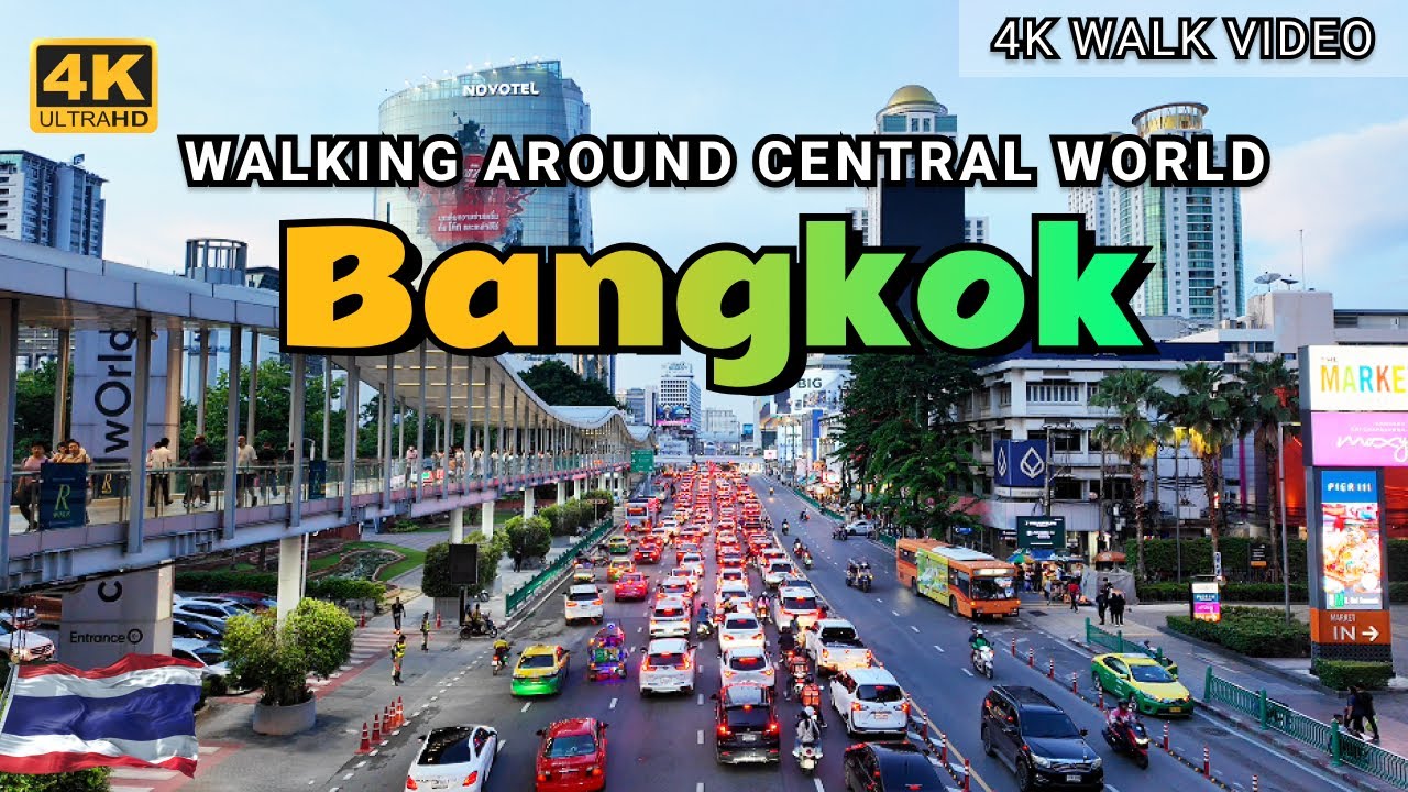[4K HRD] 🔥 Bangkok Downtown October 2024 | Walking Around Central World | Thailand City Walk