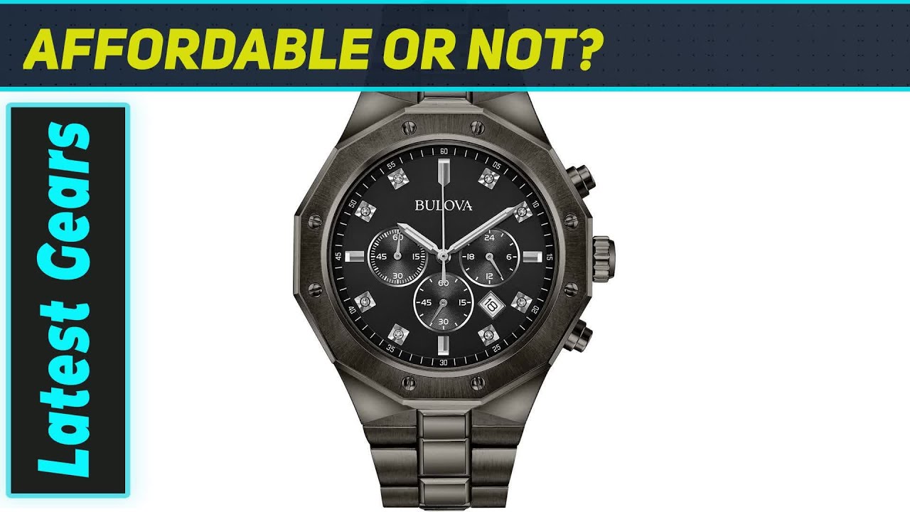 Bulova Mens Classic Diamond Chronograph: A Dazzling & Durable Timepiece!
