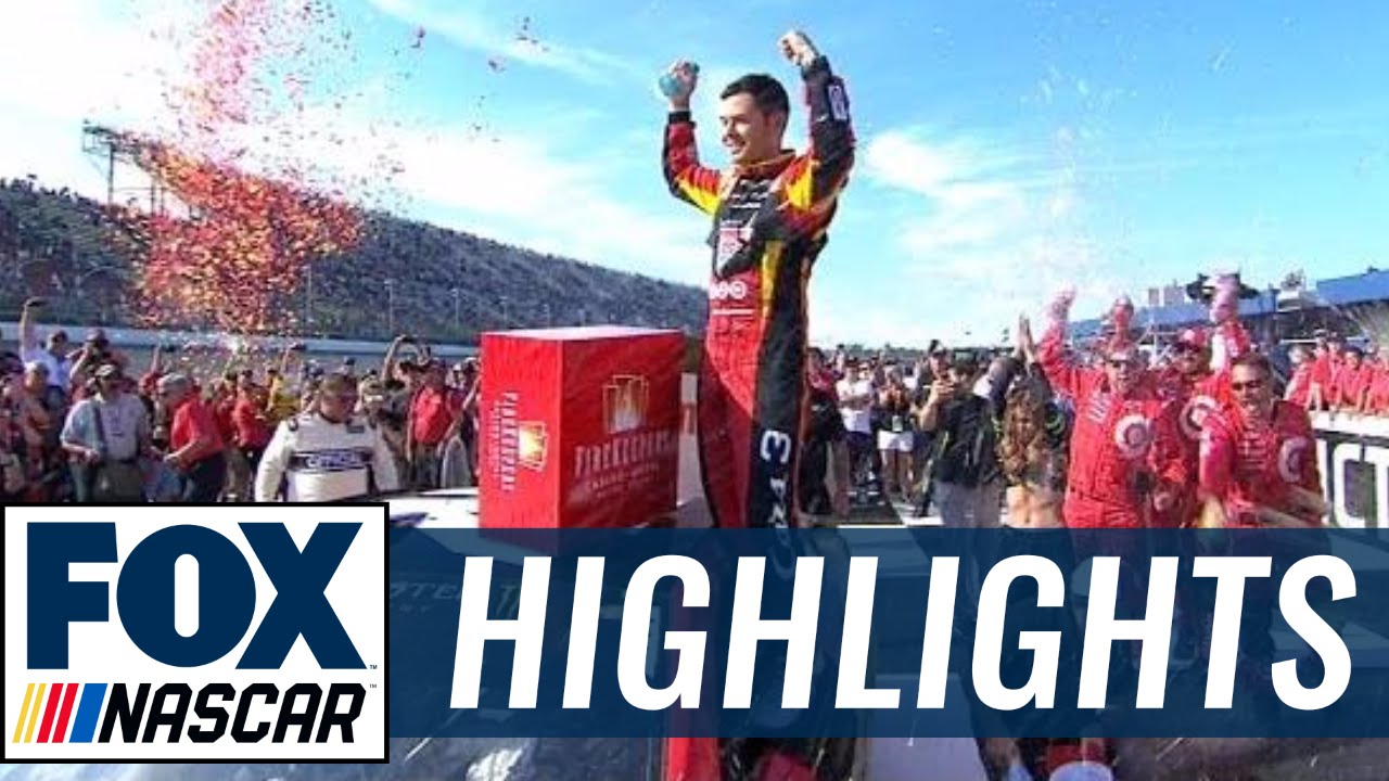 Kyle Larson Pulls Away on Final Restart to Win | 2017 MICHIGAN | NASCAR on FOX