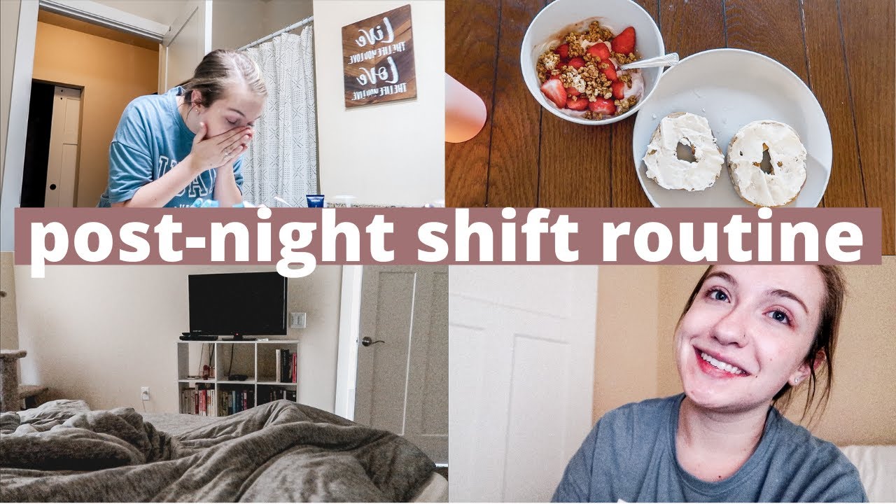 post night shift routine | day in the life of a night shift nurse | vlog