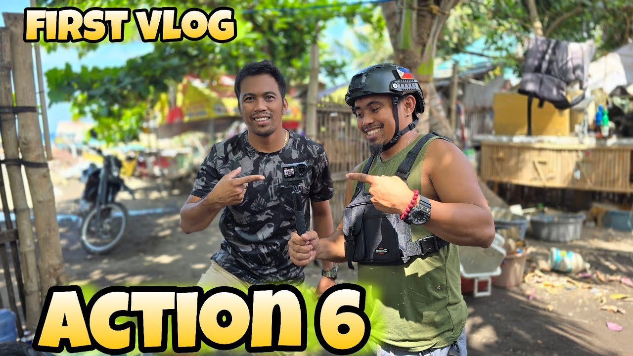UNANG VLOG SA BUCANA GAMIT ANG BAGO KUNG ACTION 6 @JaperSniperOfficial 