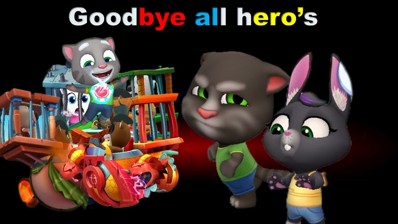 My Talking Tom Friends ~ Goodbye all Hero's, Save Tom's friends & Clean up The city