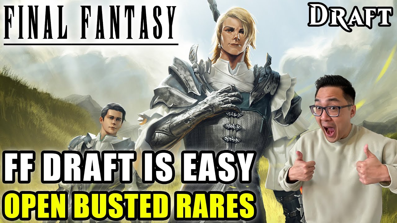 Final Fantasy Draft Is Easy. Just Open Busted Rares | Final Fantasy Draft | MTG Arena